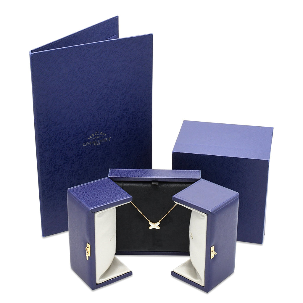 used Chaumet Jeux de Liens Diamond Mother Of Pearl Pendant Necklace