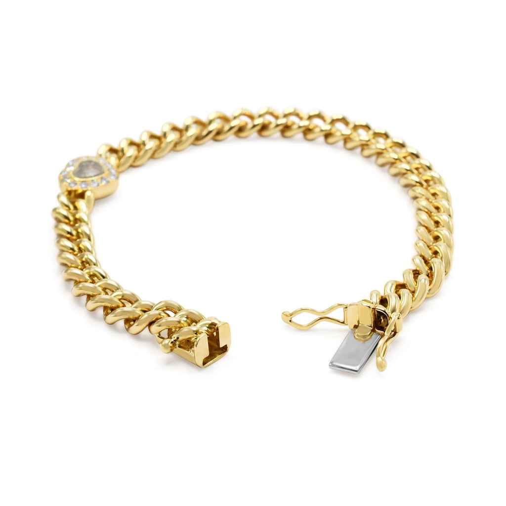 used Chopard Happy Diamond Heart Bracelet - 18ct Yellow Gold