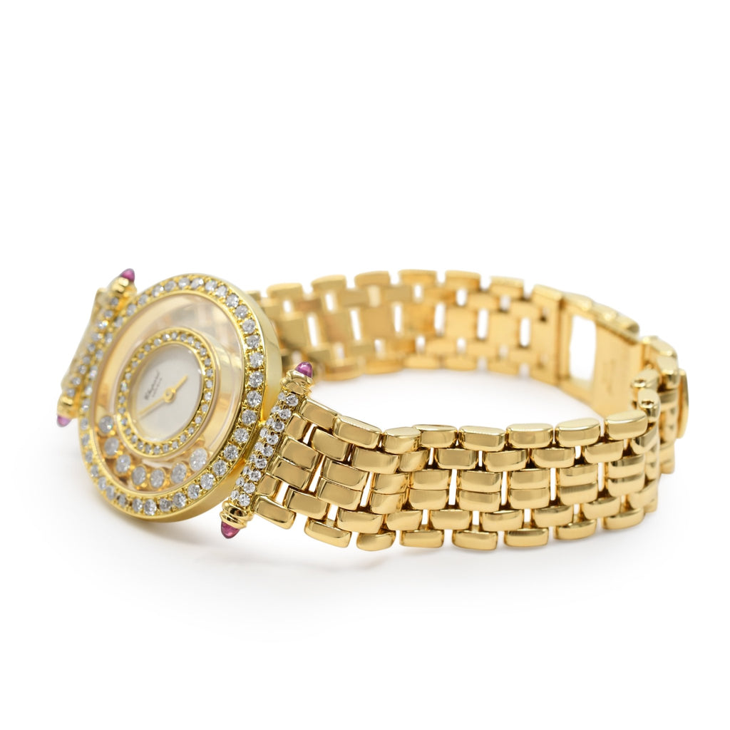 used Chopard Happy Diamonds Ladies Watch Ref 4118 - 18ct Yellow Gold