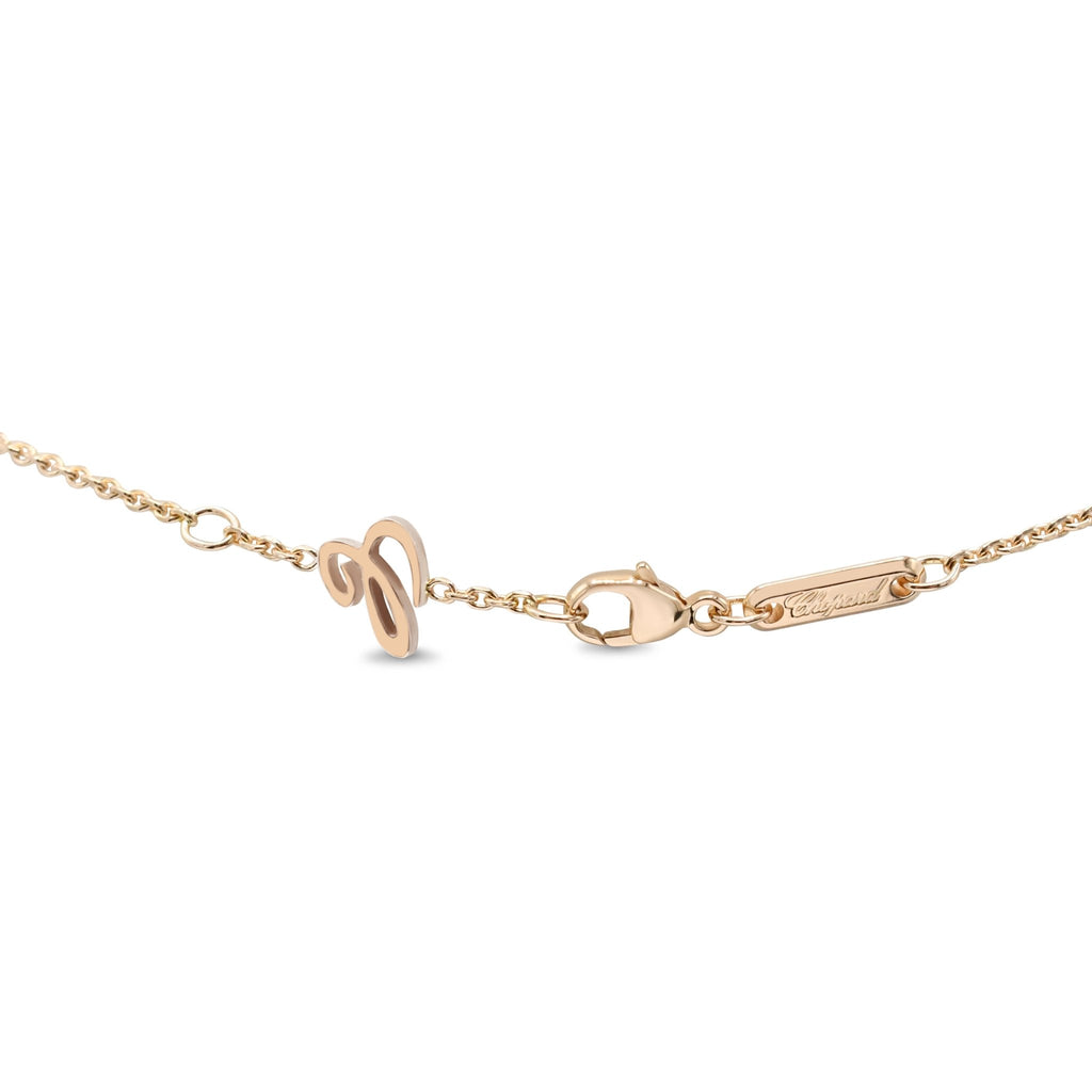 used Chopard Ice Cube Pure Necklace, Ethical Rose Gold 18ct