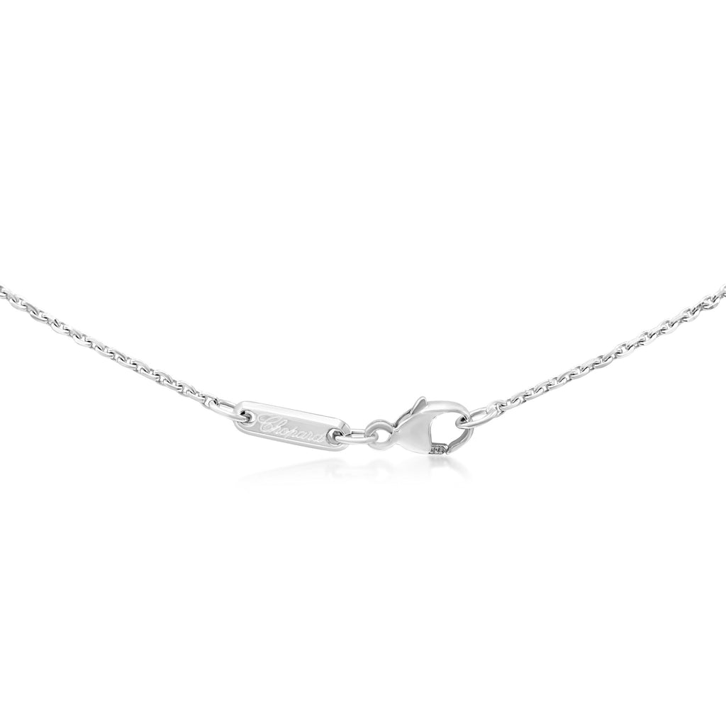 used Chopard So Happy Blue Stone & Diamond Pendant Necklace