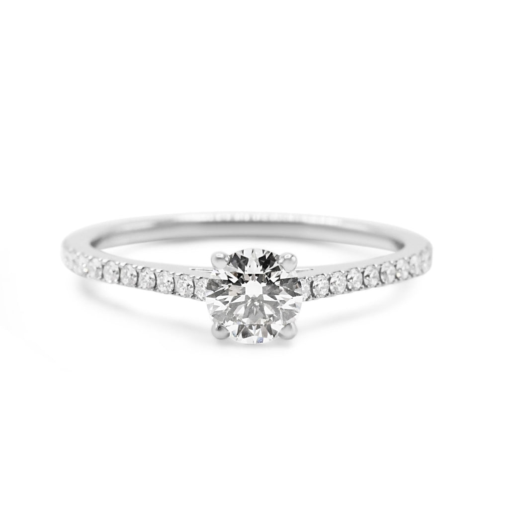 used De Beers Diamond Solitaire Brilliant Diamond Ring - Platinum