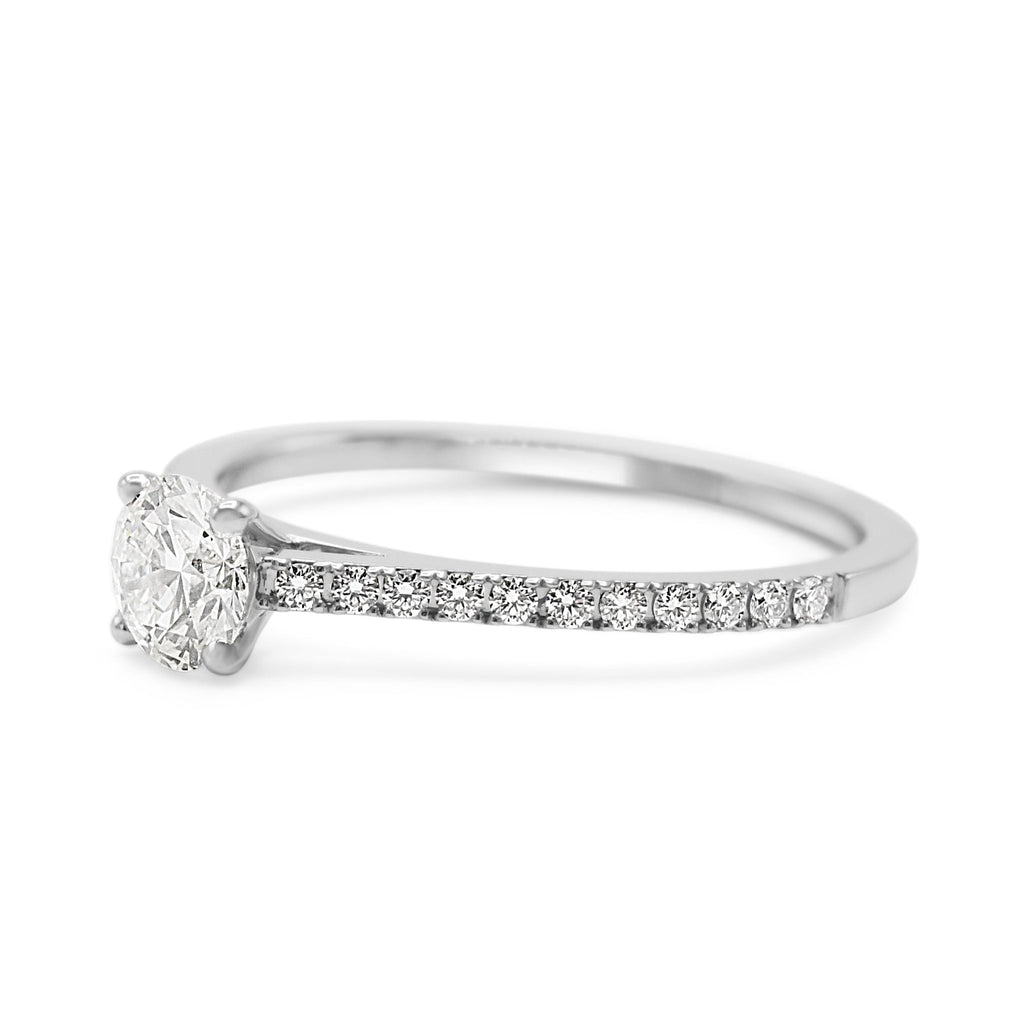 used De Beers Diamond Solitaire Brilliant Diamond Ring - Platinum