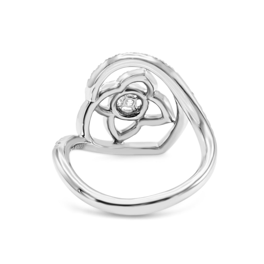 used De Beers Enchanted Lotus Diamond Ring - 18ct White Gold