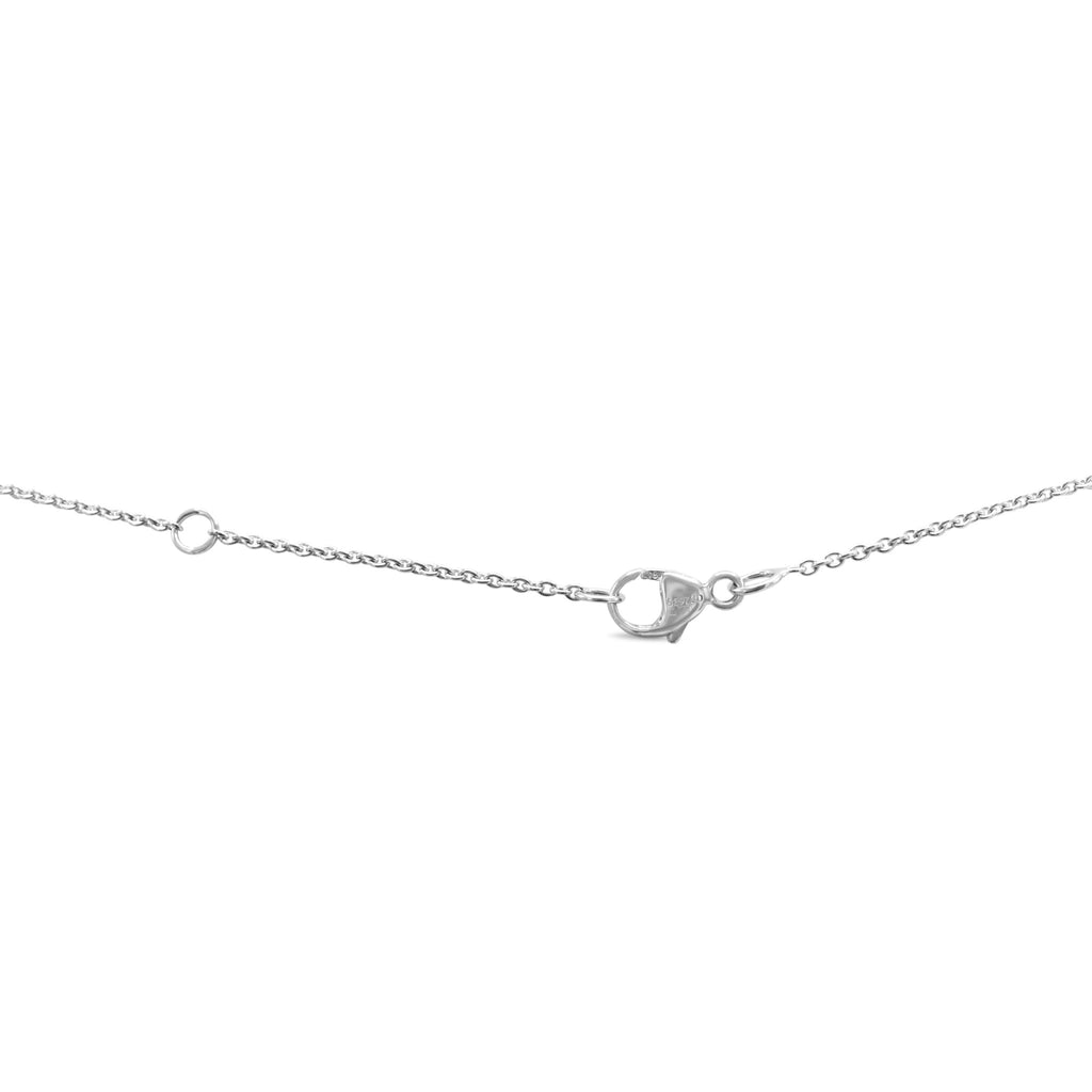 used Debeers Clea One Diamond Pendant Necklace - 18ct White Gold