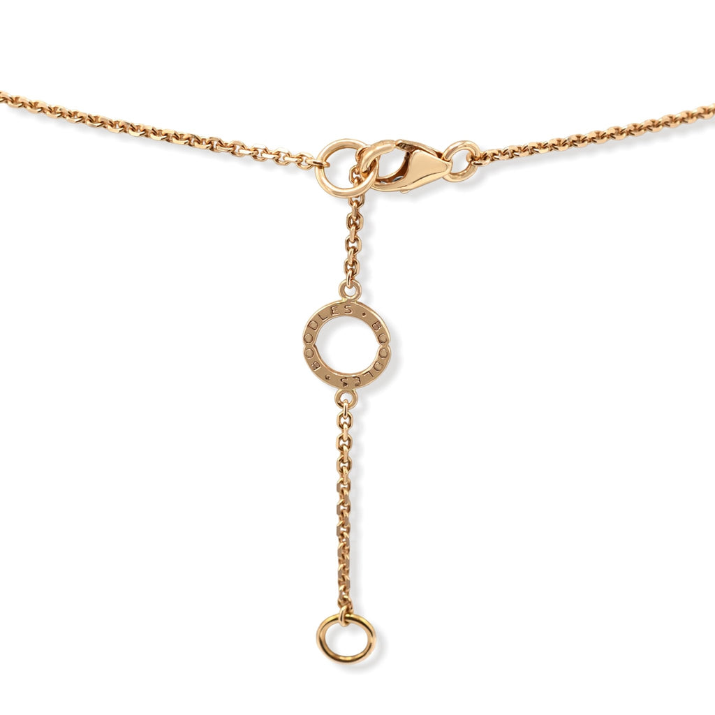 used Diamond Blossom Pendant Necklace By Boodles - 18ct Rose Gold