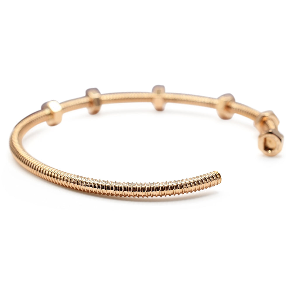 used Ecrou De Cartier Bracelet Size 18 - 18ct Rose Gold