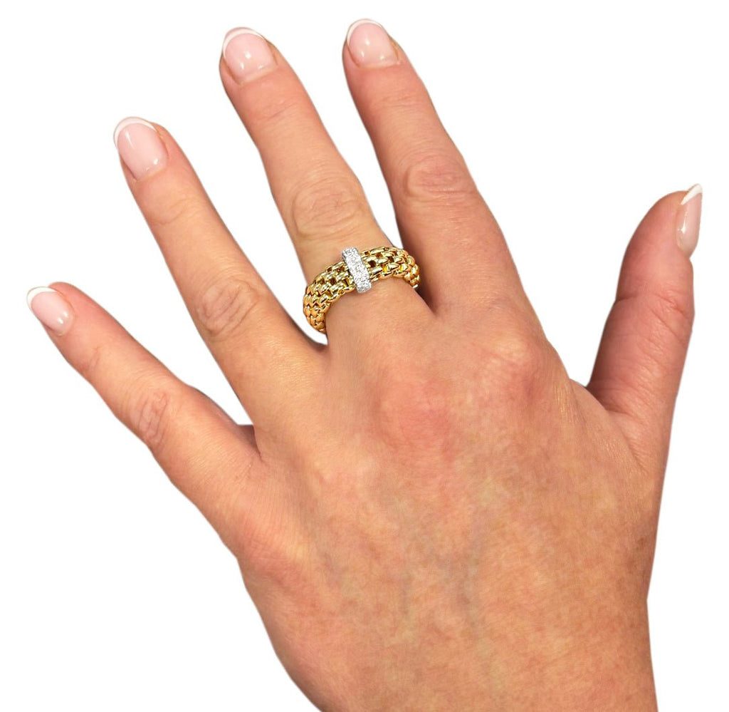 used Fope Vendôme Collection Flex'it Ring With Diamonds
