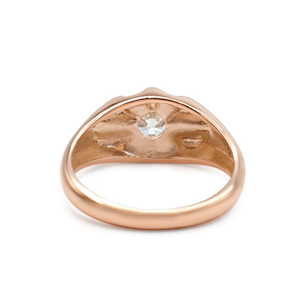 used GIA Certificated Solitaire Brilliant Cut Diamond Ring