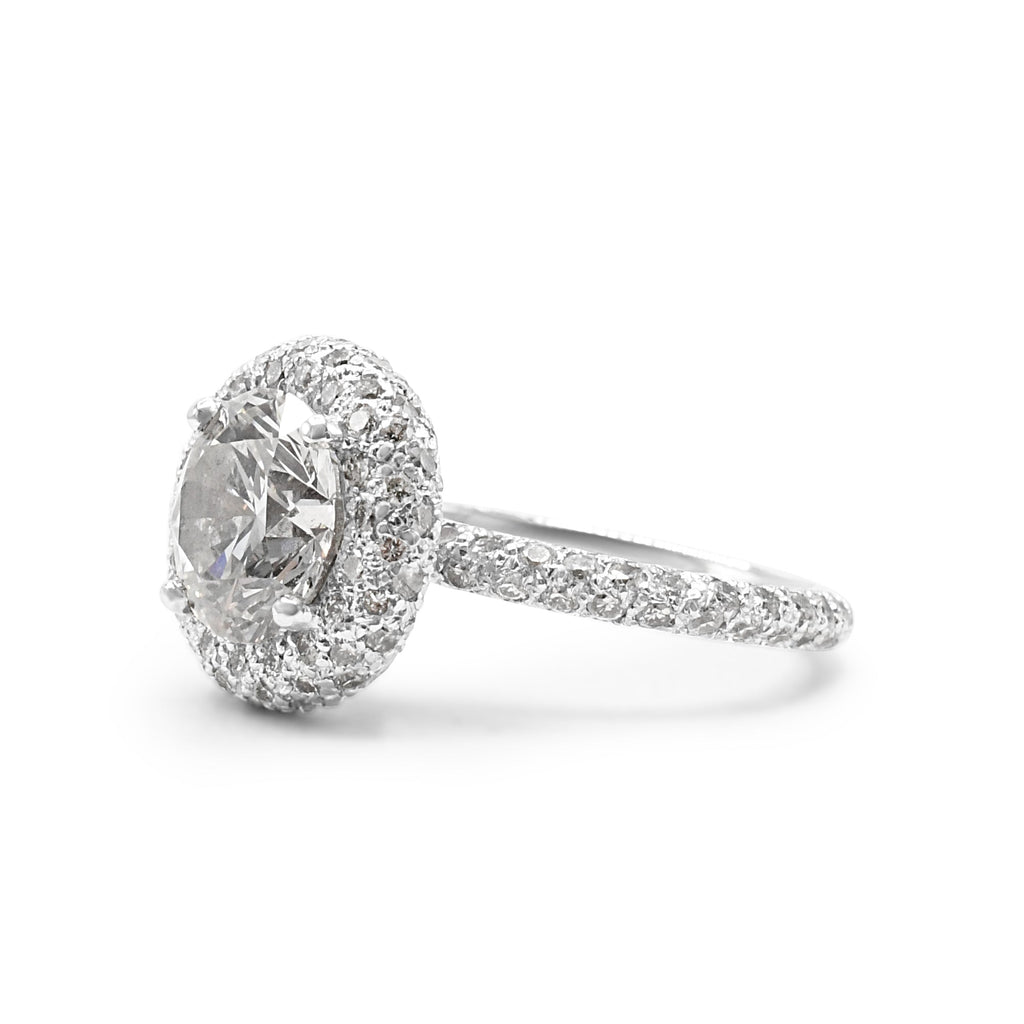 used GIA Certificated Solitaire Diamond Ring