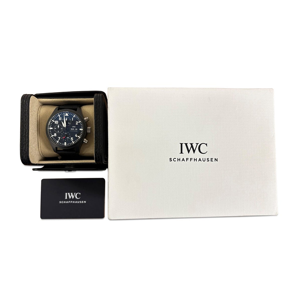 used IWC Pilot Chronograph TOP GUN 44mm Automatic Watch Ref IW389101