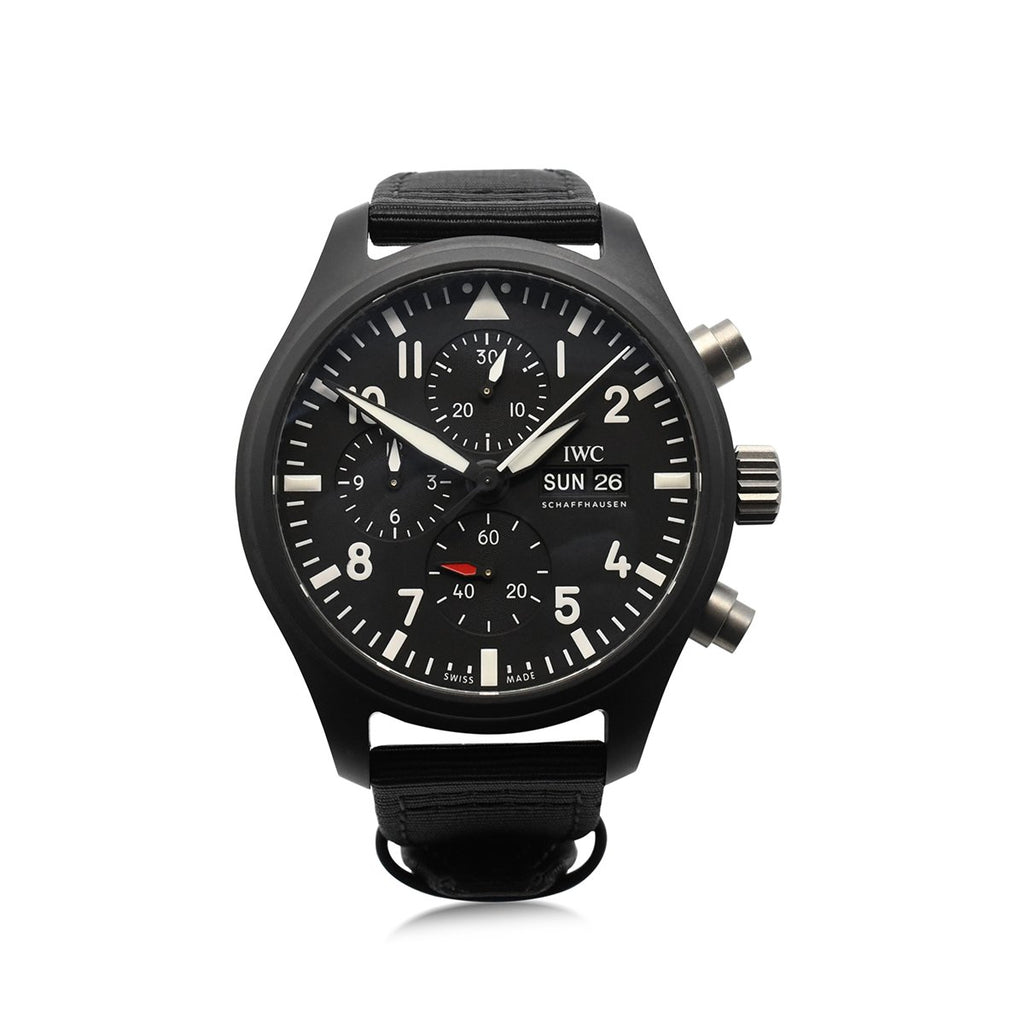 used IWC Pilot Chronograph TOP GUN 44mm Automatic Watch Ref IW389101