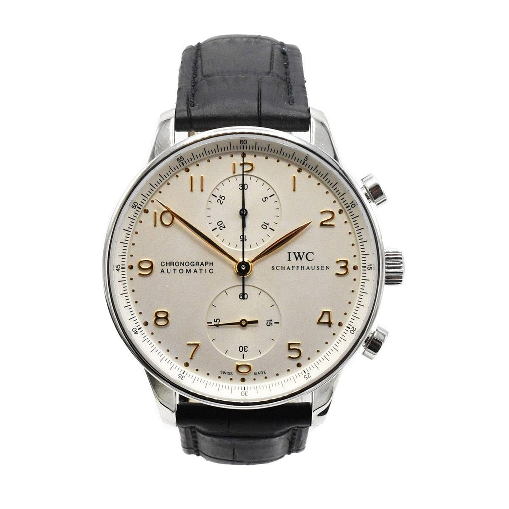 used IWC Portugieser Chronograph Steel Watch 41mm - Ref IW371445