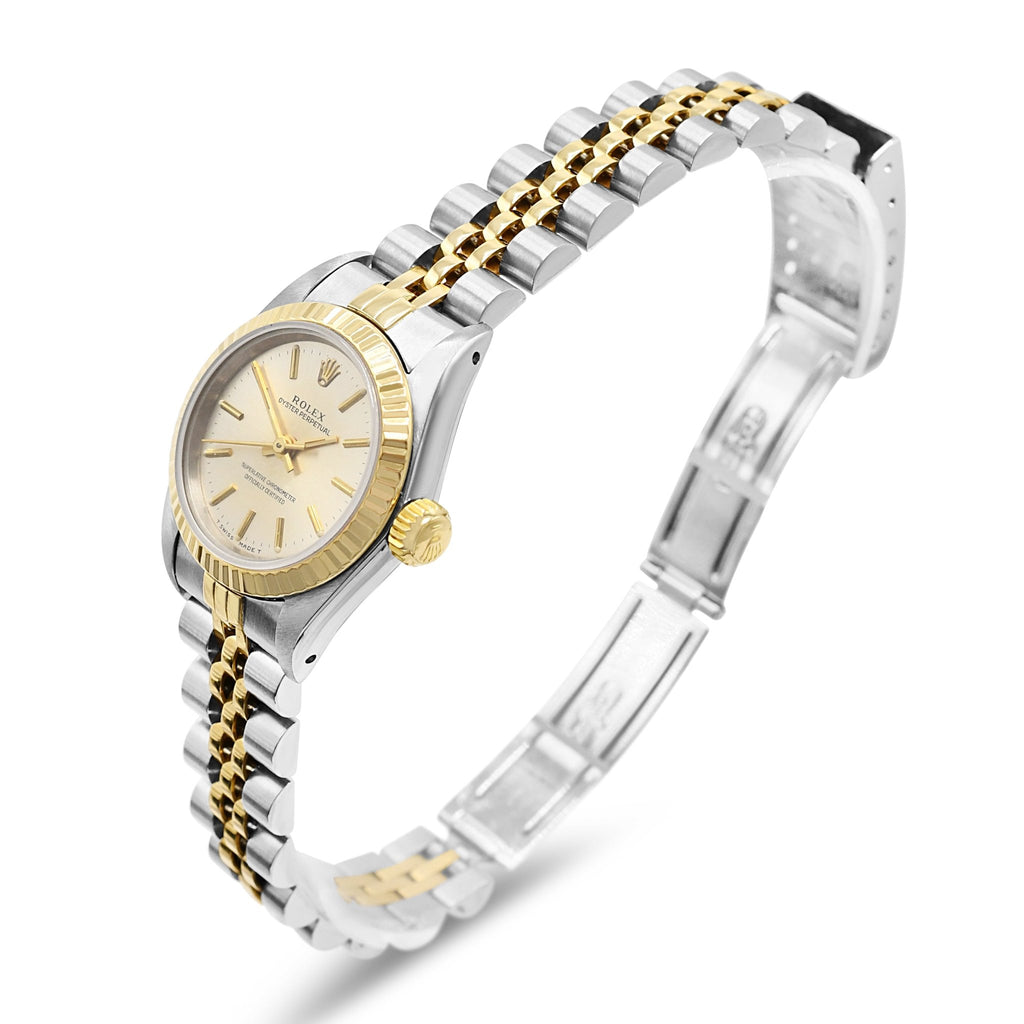 used Ladies Rolex Oyster Perpetual 26mm Watch Ref 67193