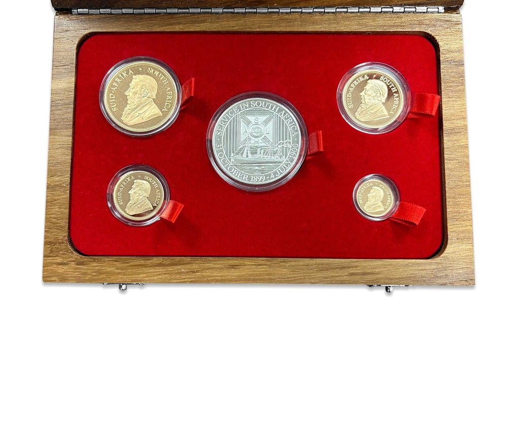 used Limited Edition Winston Churchill 1874 - 1965 Cased Krugerrand Set