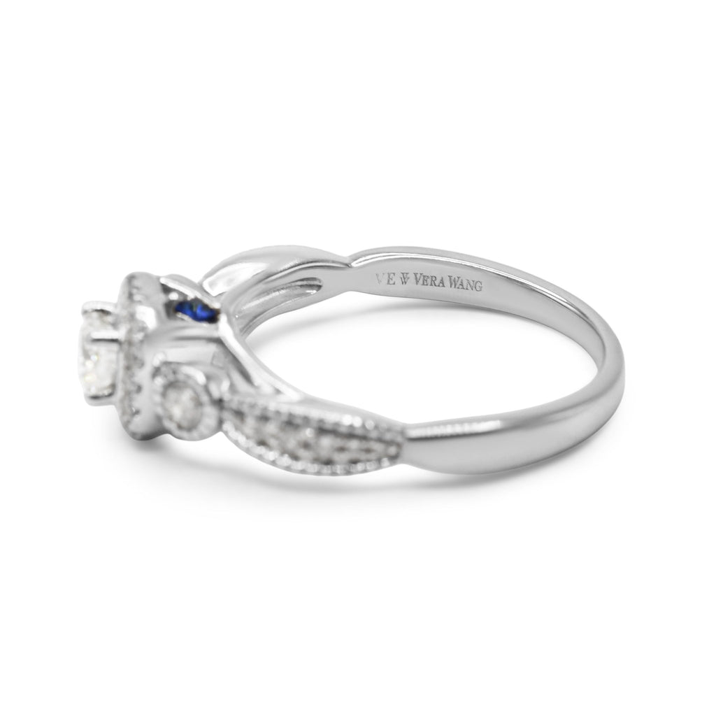 used Love Vera Wang Brilliant Cut Diamond Ring, Diamond Shoulders