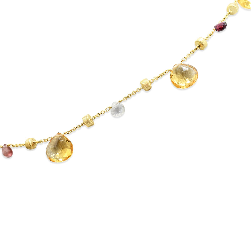 used Marco Bicego Paradise Single Strand Gem 16" Necklace
