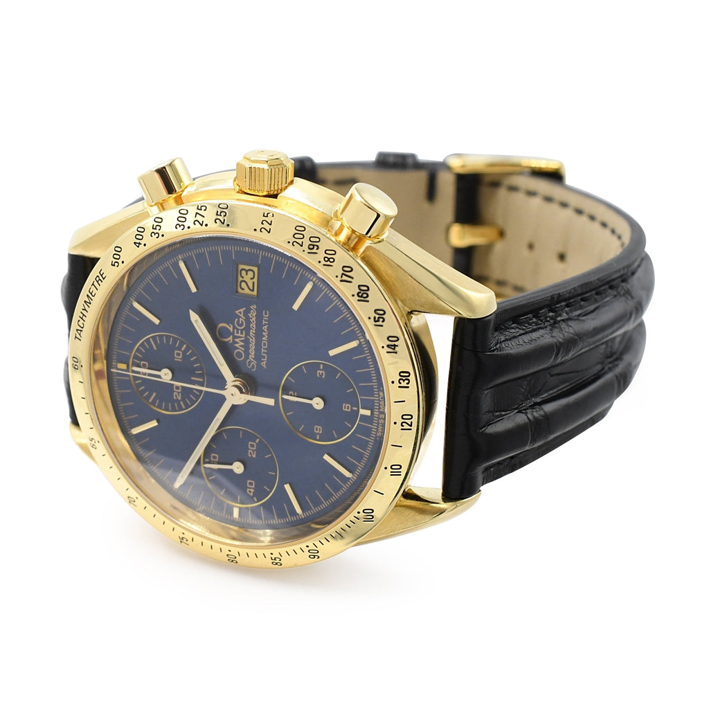 used Omega 39mm Speedmaster Chronograph Automatic Watch - 18ct Yellow Gold