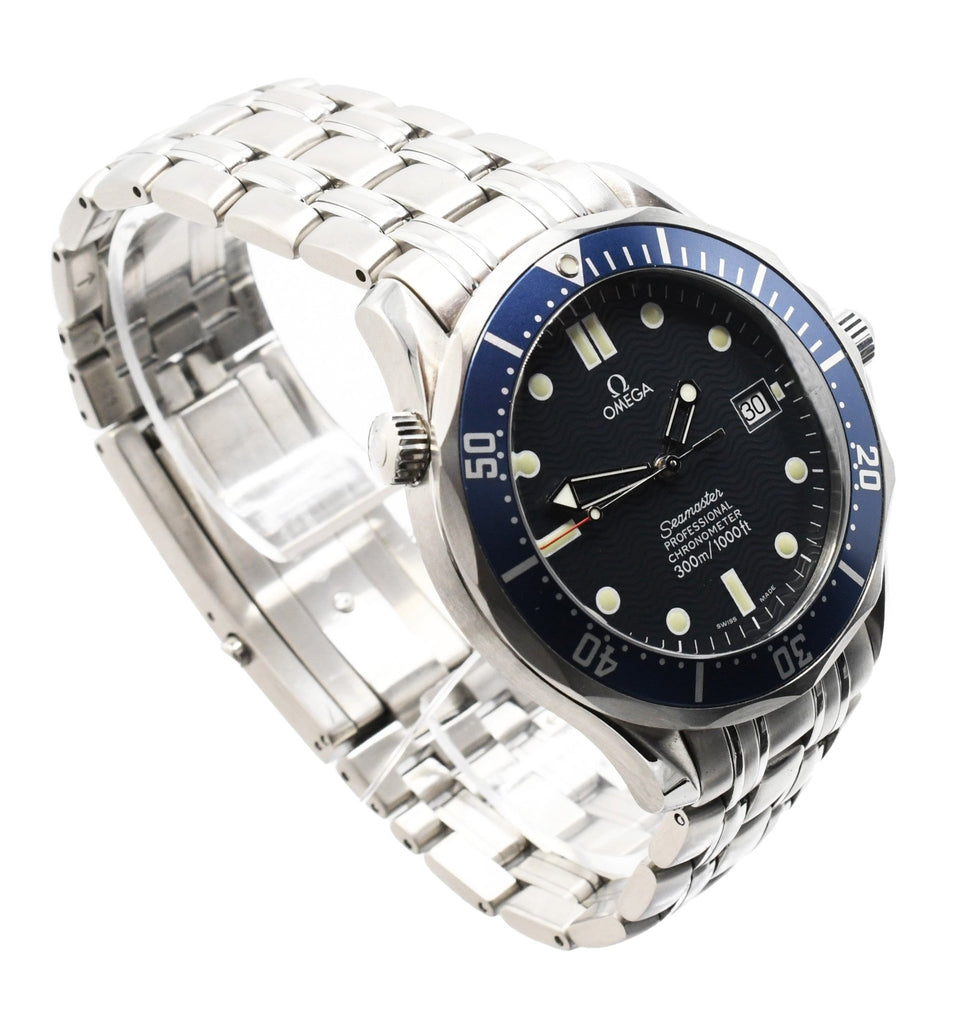 used Omega Seamaster 41mm Diver 300m Steel Watch