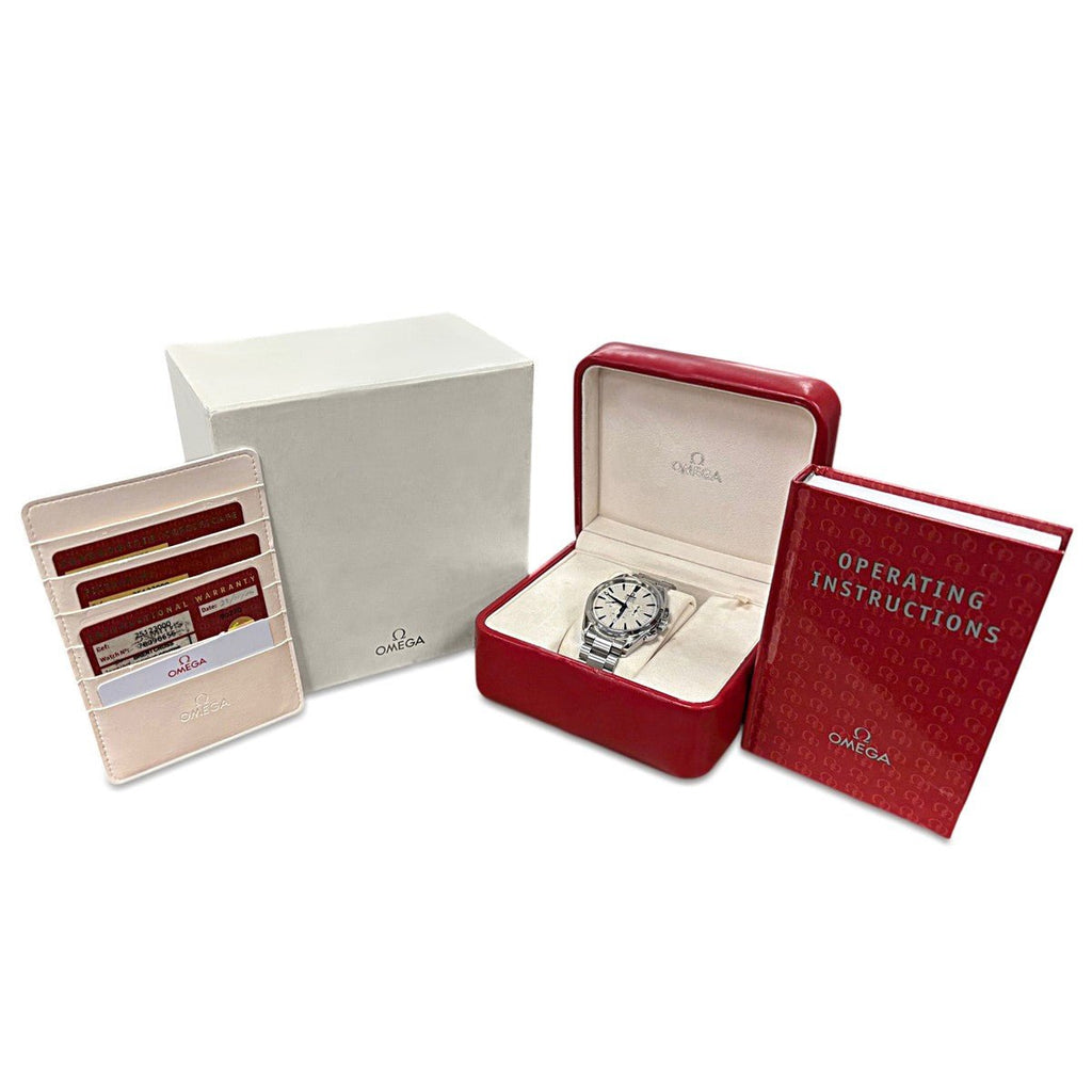 used Omega Seamaster Aqua Terra Chronograph 42mm Steel Watch