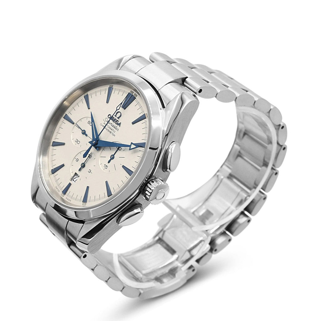 used Omega Seamaster Aqua Terra Chronograph 42mm Steel Watch