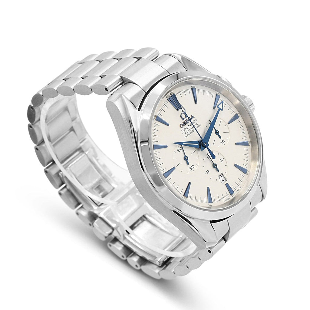 used Omega Seamaster Aqua Terra Chronograph 42mm Steel Watch