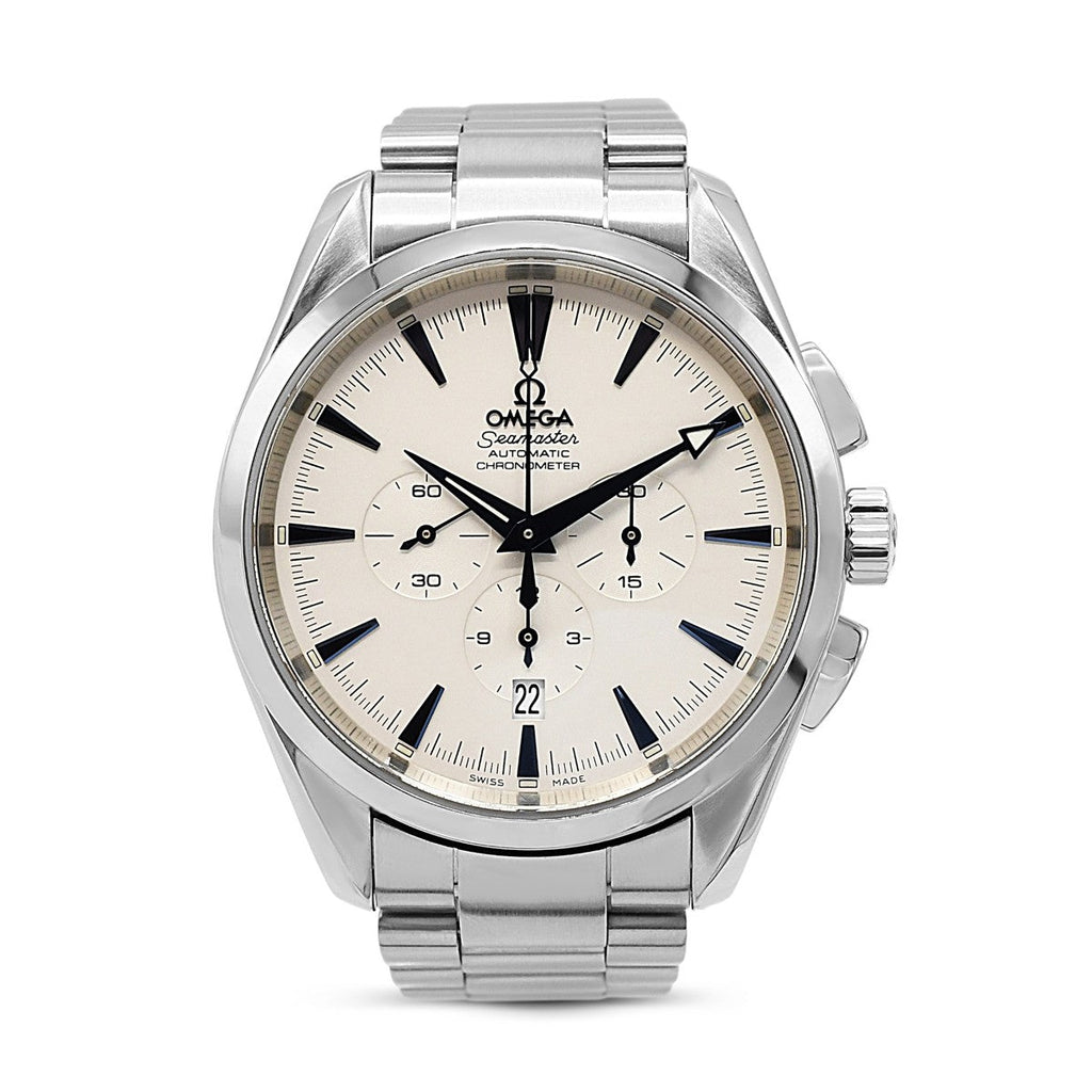used Omega Seamaster Aqua Terra Chronograph 42mm Steel Watch