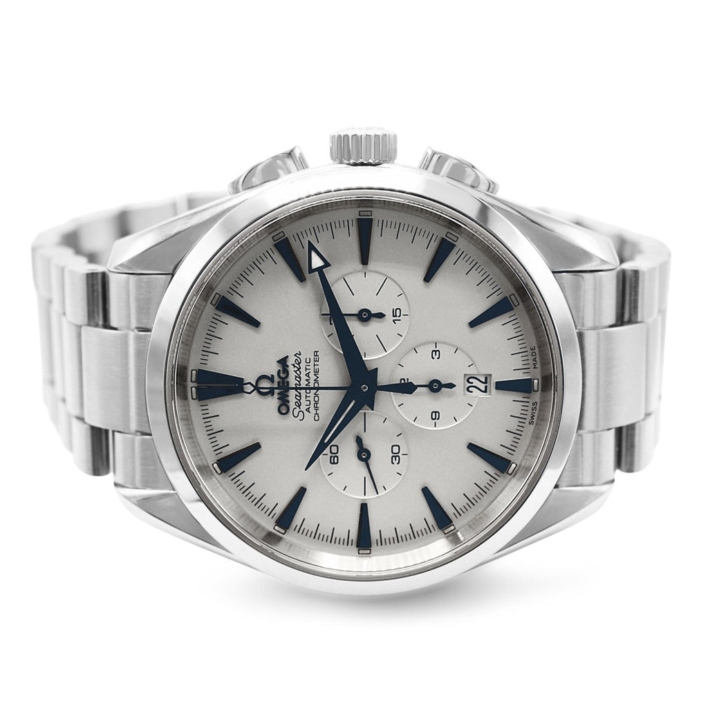 used Omega Seamaster Aqua Terra Chronograph 42mm Steel Watch