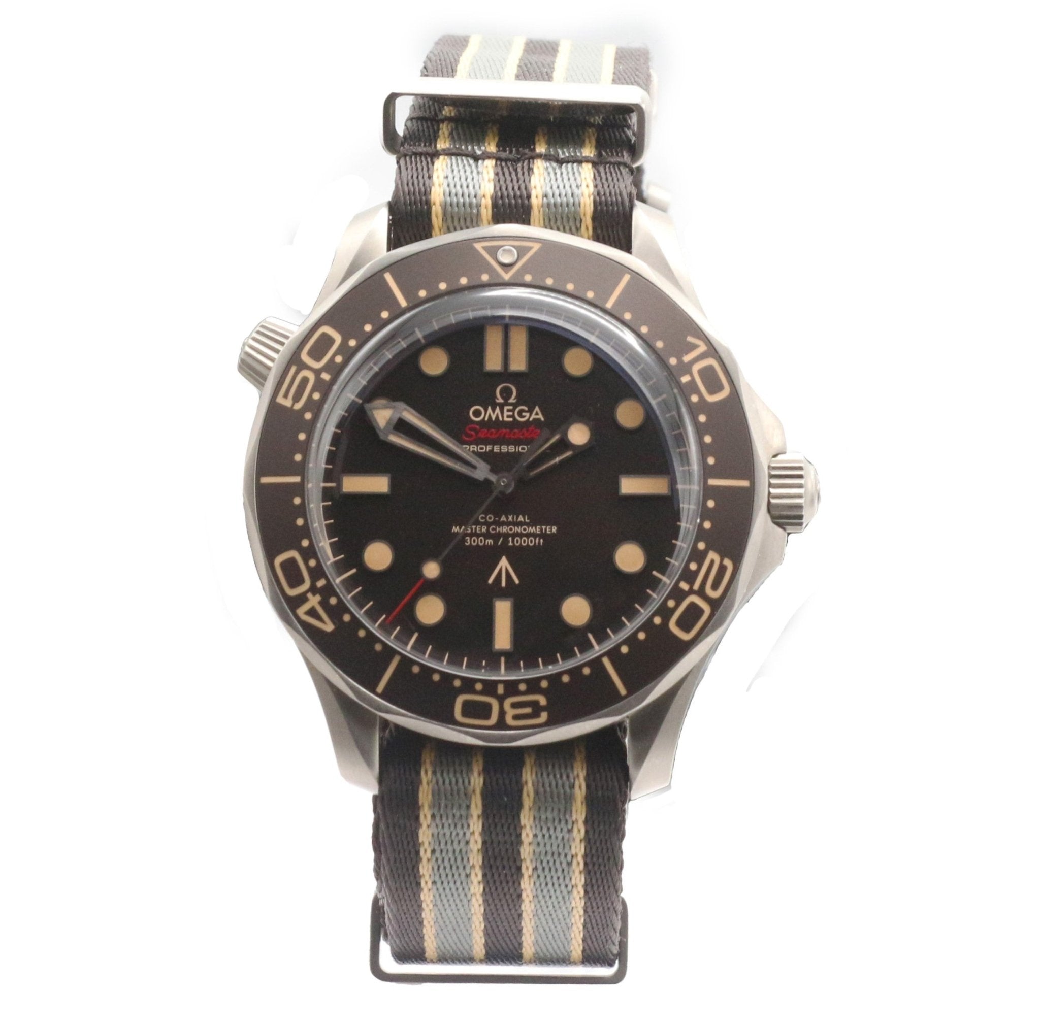 007 Sea Pre-Owned Omega Seamaster Diver James Bond 007 Watch I S&R