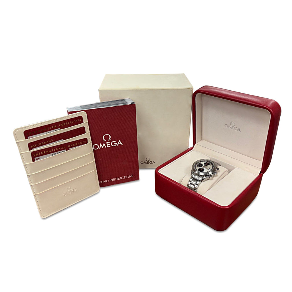 used Omega Speedmaster Date 40mm Chronograph Watch - Ref: 3211.30.00