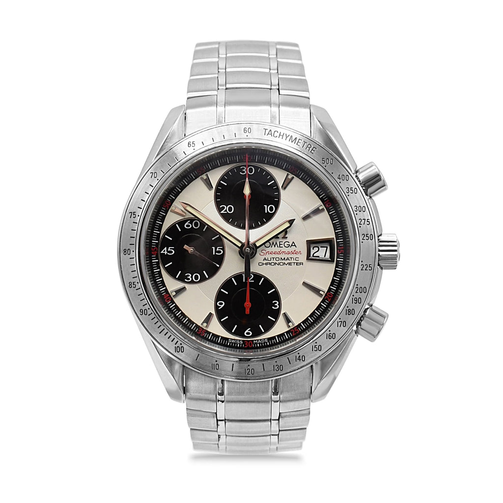 used Omega Speedmaster Date 40mm Chronograph Watch - Ref: 3211.30.00