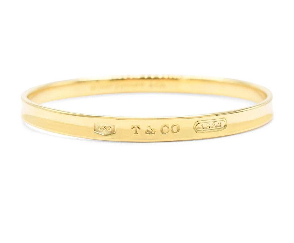 used Oval Tiffany 1837 Bangle - Yellow