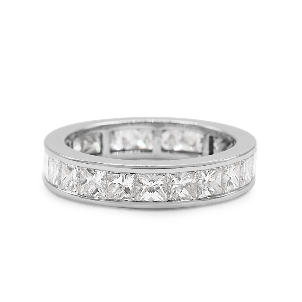 used Princess Cut Diamond Full Eternity Diamond Ring