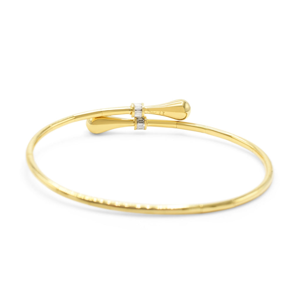 used Resilience II Baguette Diamond Set Bangle By Rima Zahran