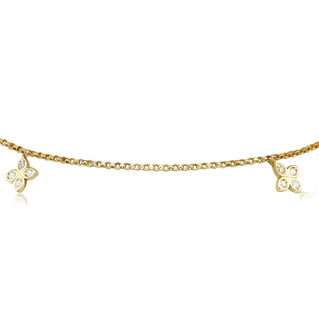 used Roberto Coin Diamond Bracelet - 18ct Yellow Gold