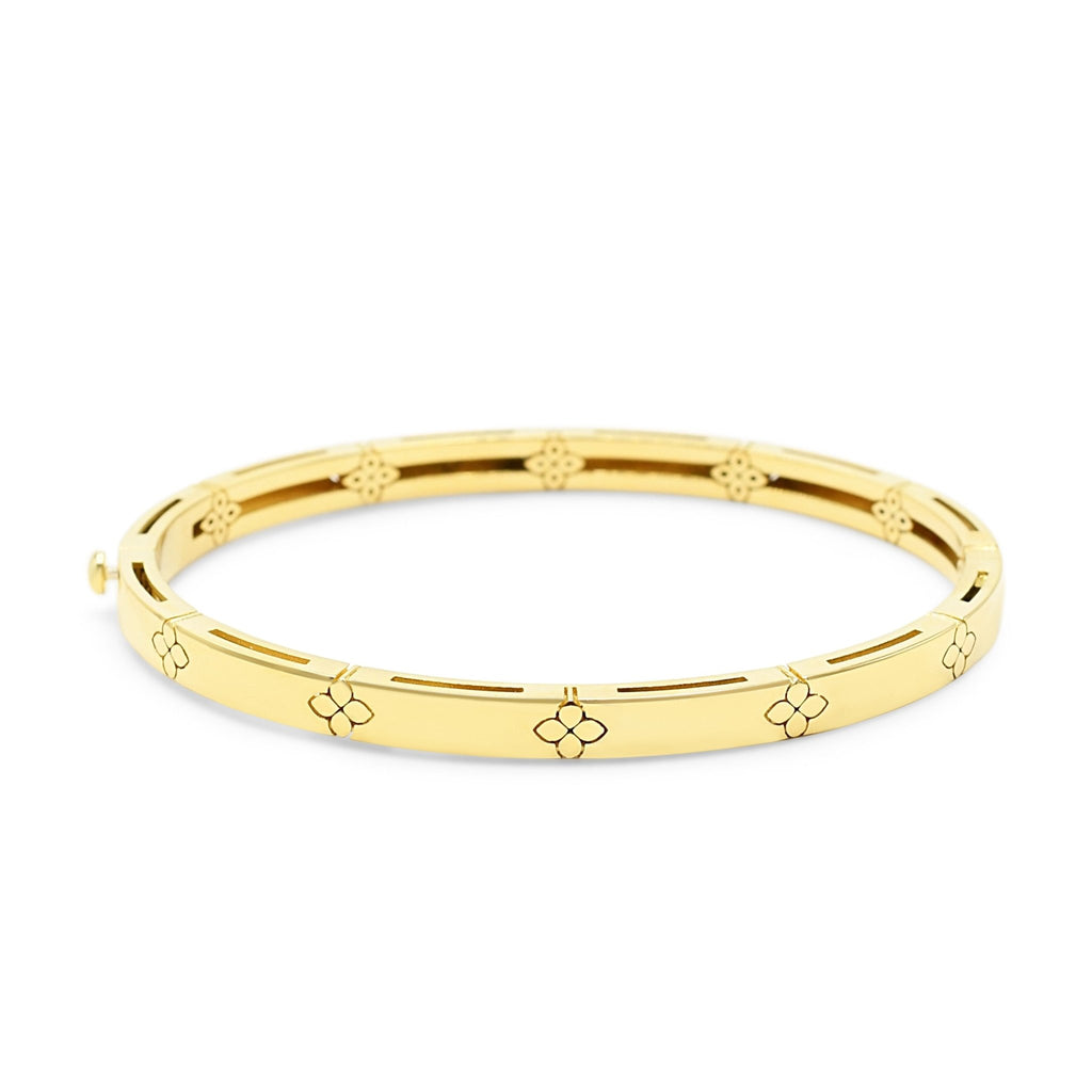 used Roberto Coin Love in Verona Diamond Bangle - 18ct Yellow Gold