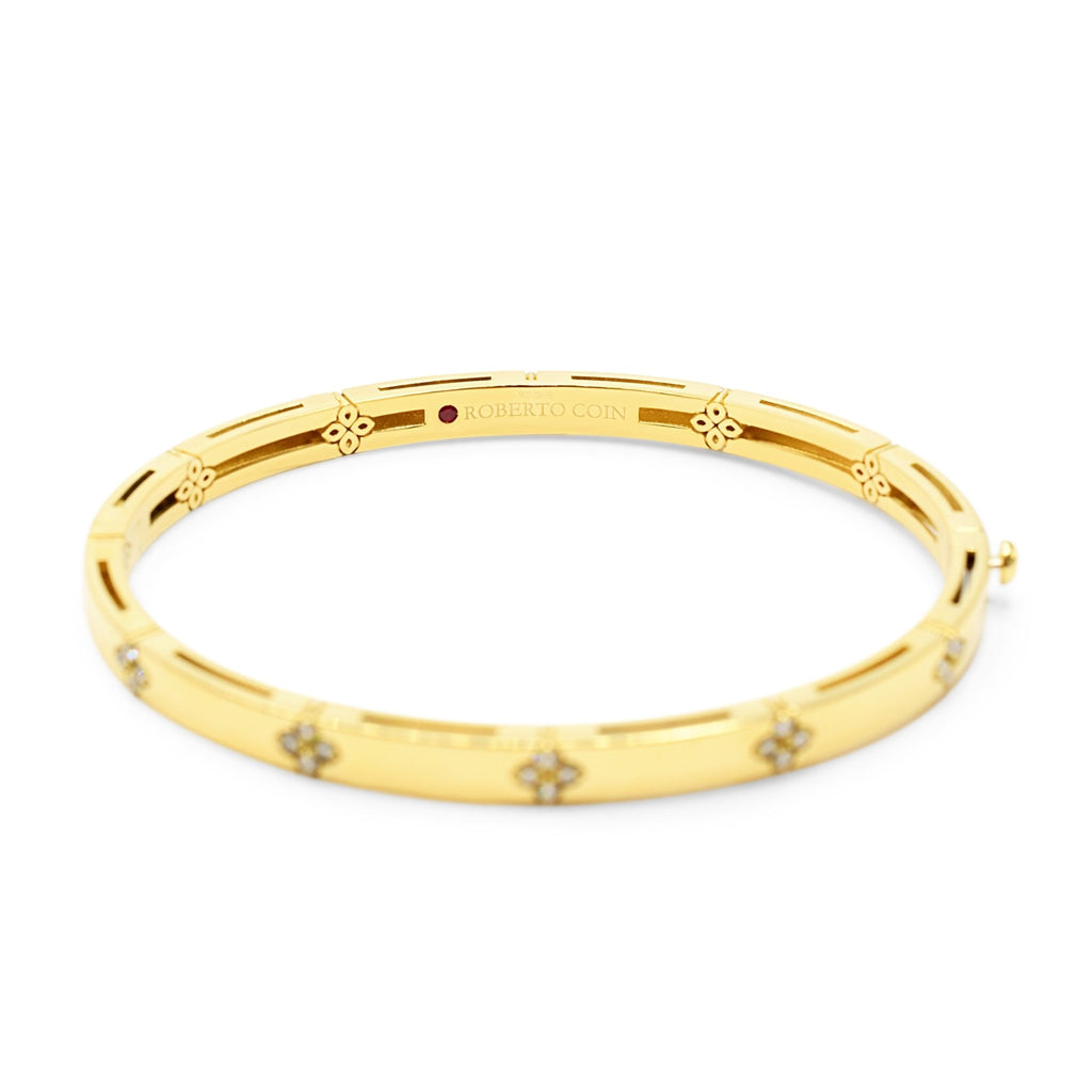 used Roberto Coin Love in Verona Diamond Bangle - 18ct Yellow Gold