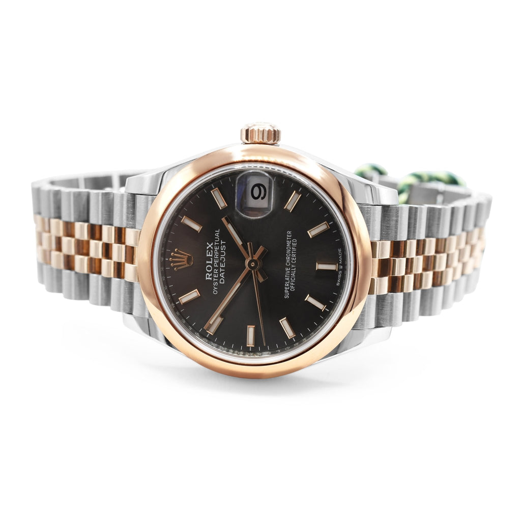 used Rolex 31mm Oystersteel & Everose Datejust Reference 278241