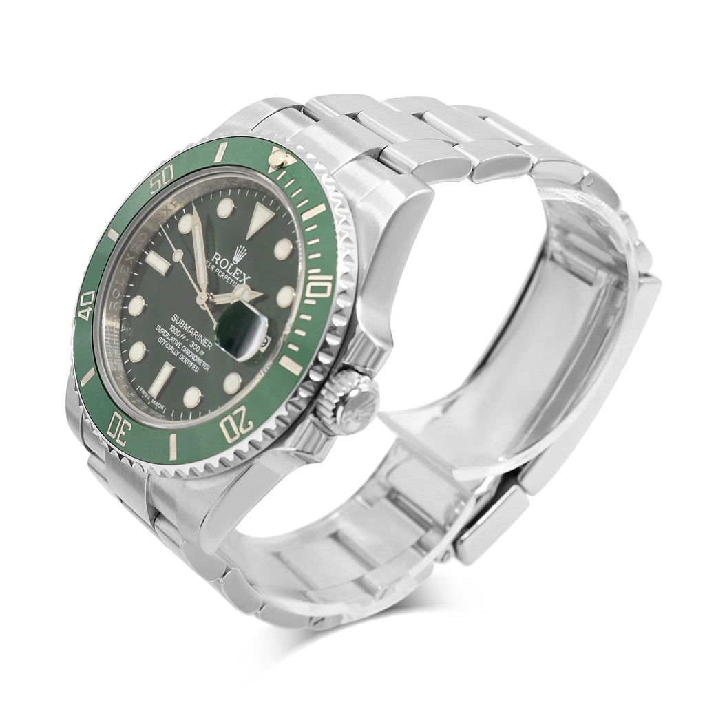 used Rolex 40mm Submariner Date Hulk Watch - Ref 116610LV