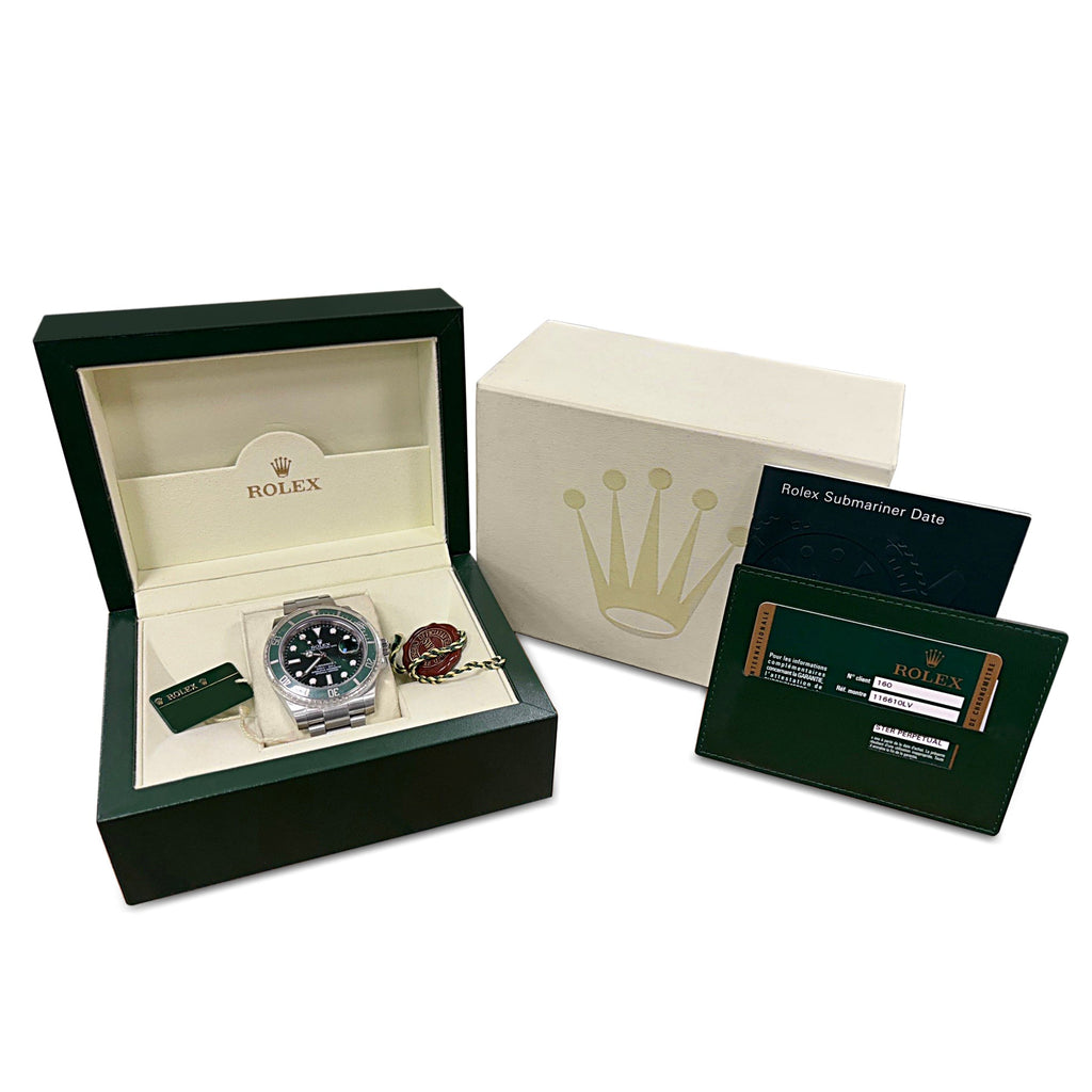 used Rolex 40mm Submariner Date Hulk Watch - Ref 116610LV