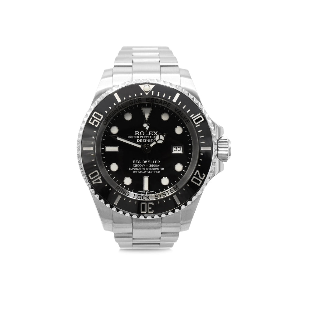 used Rolex 44mm Sea - Dweller Deepsea Steel Watch Ref 116660