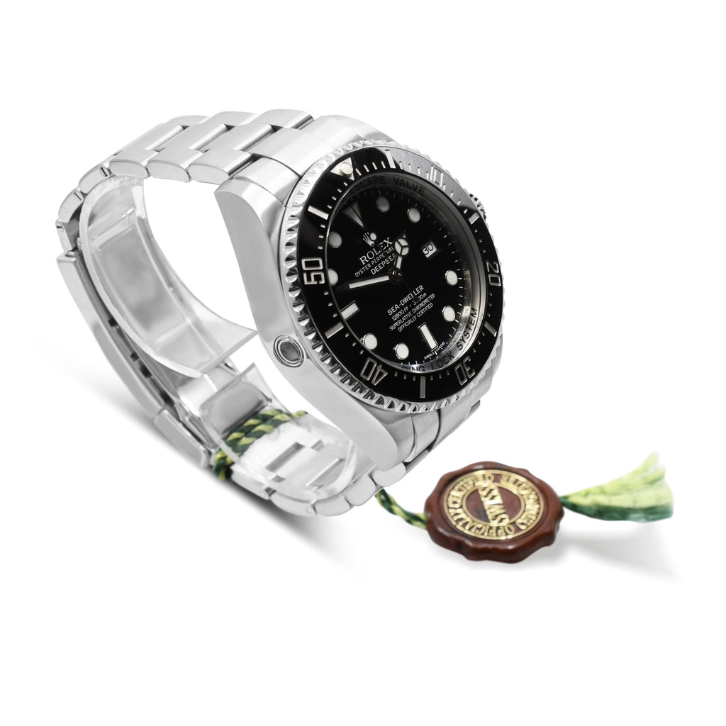 used Rolex 44mm Sea - Dweller Deepsea Steel Watch Ref 116660