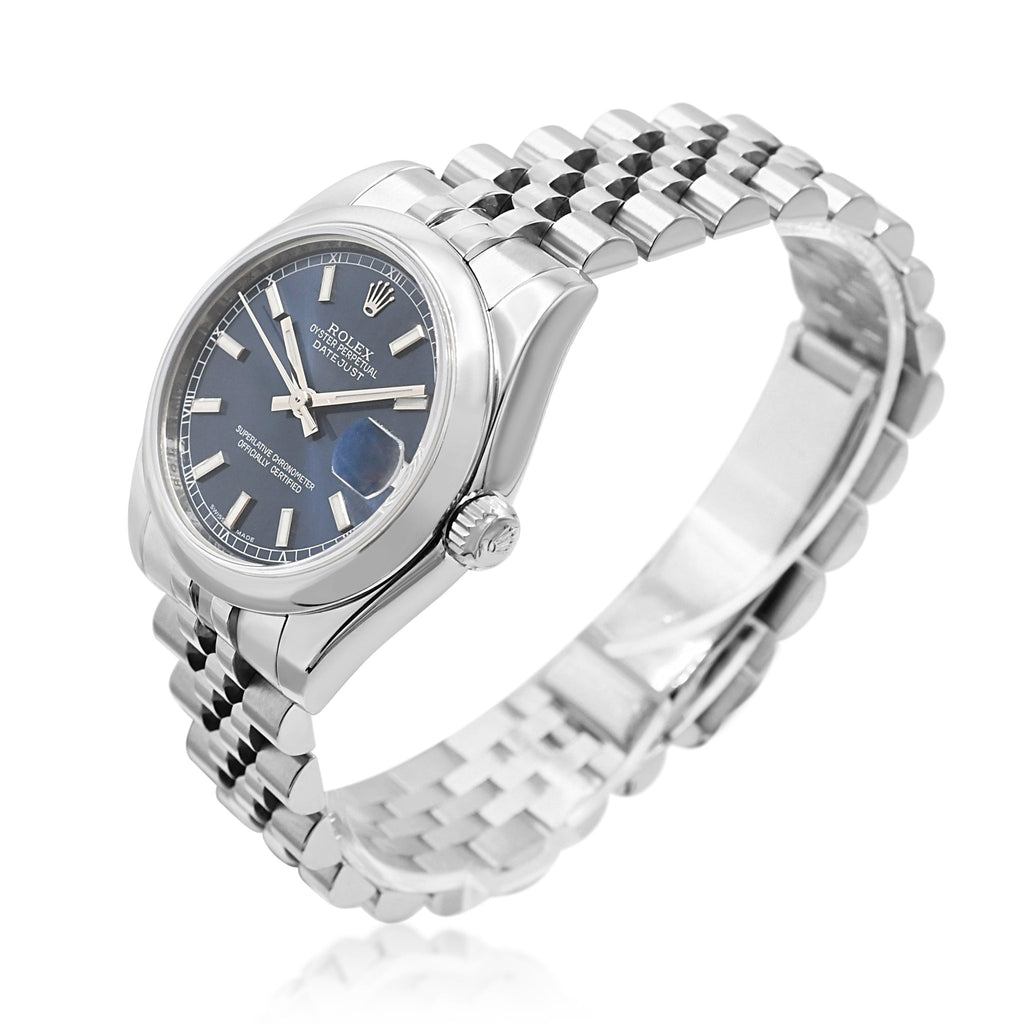 used Rolex Datejust 31mm Stainless Steel Watch - Ref: 178240