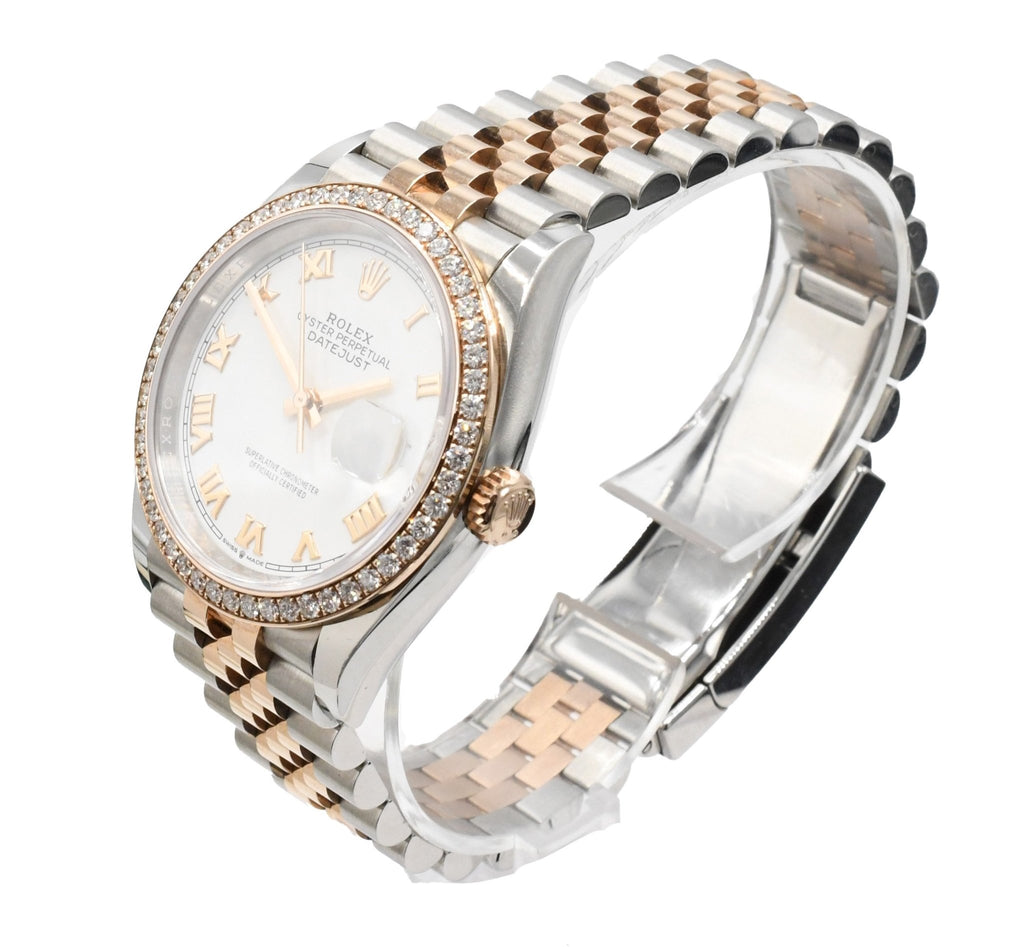 used Rolex Datejust 36 Oystersteel & Everose Gold - Ref 126281RBR