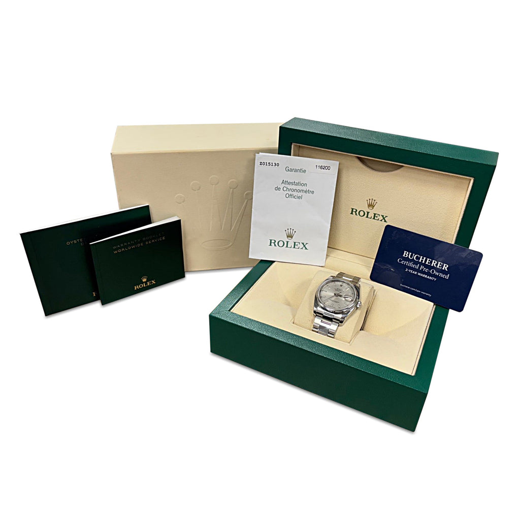 used Rolex Datejust 36mm Steel Watch - Ref: 116200