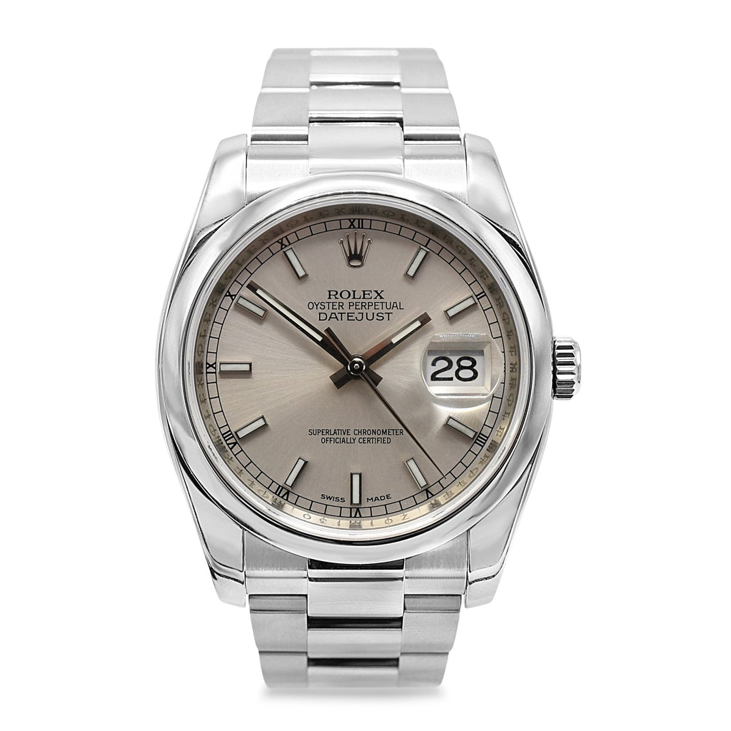 used Rolex Datejust 36mm Steel Watch - Ref: 116200