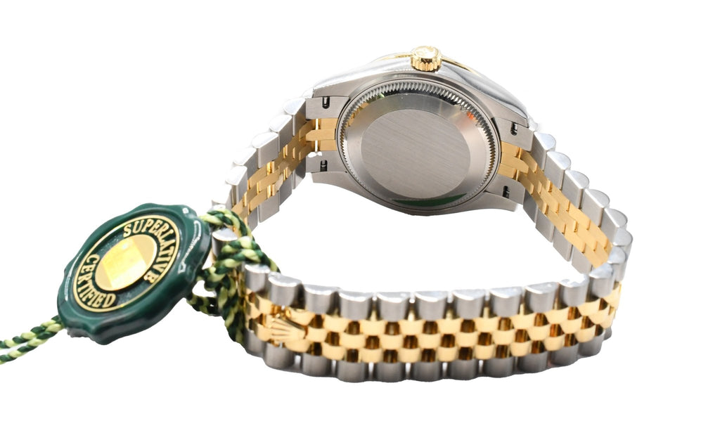 used Rolex Datejust Lady 31, Olive Green, Steel & 18ct Yellow Gold - Ref 278273