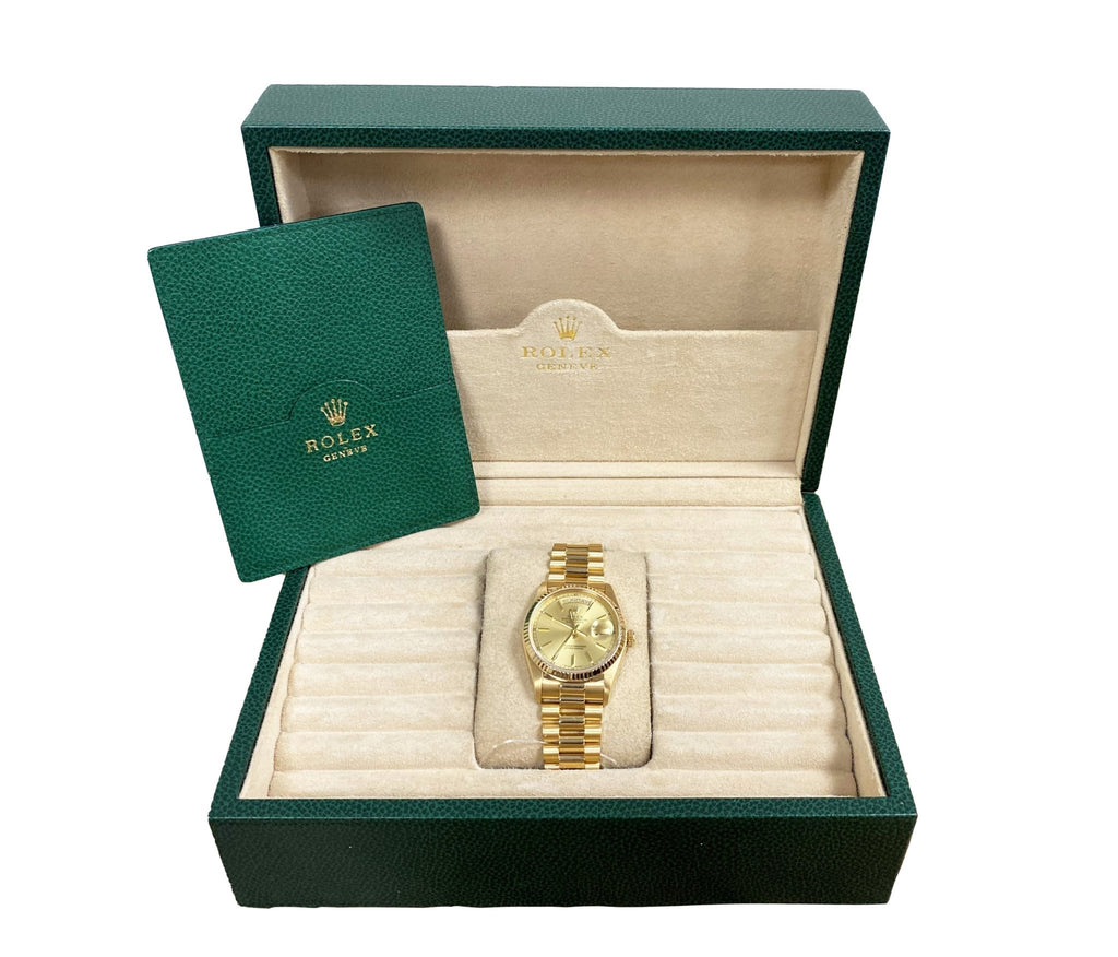 used Rolex Day Date Watch - 18ct Yellow Gold - Ref 18038