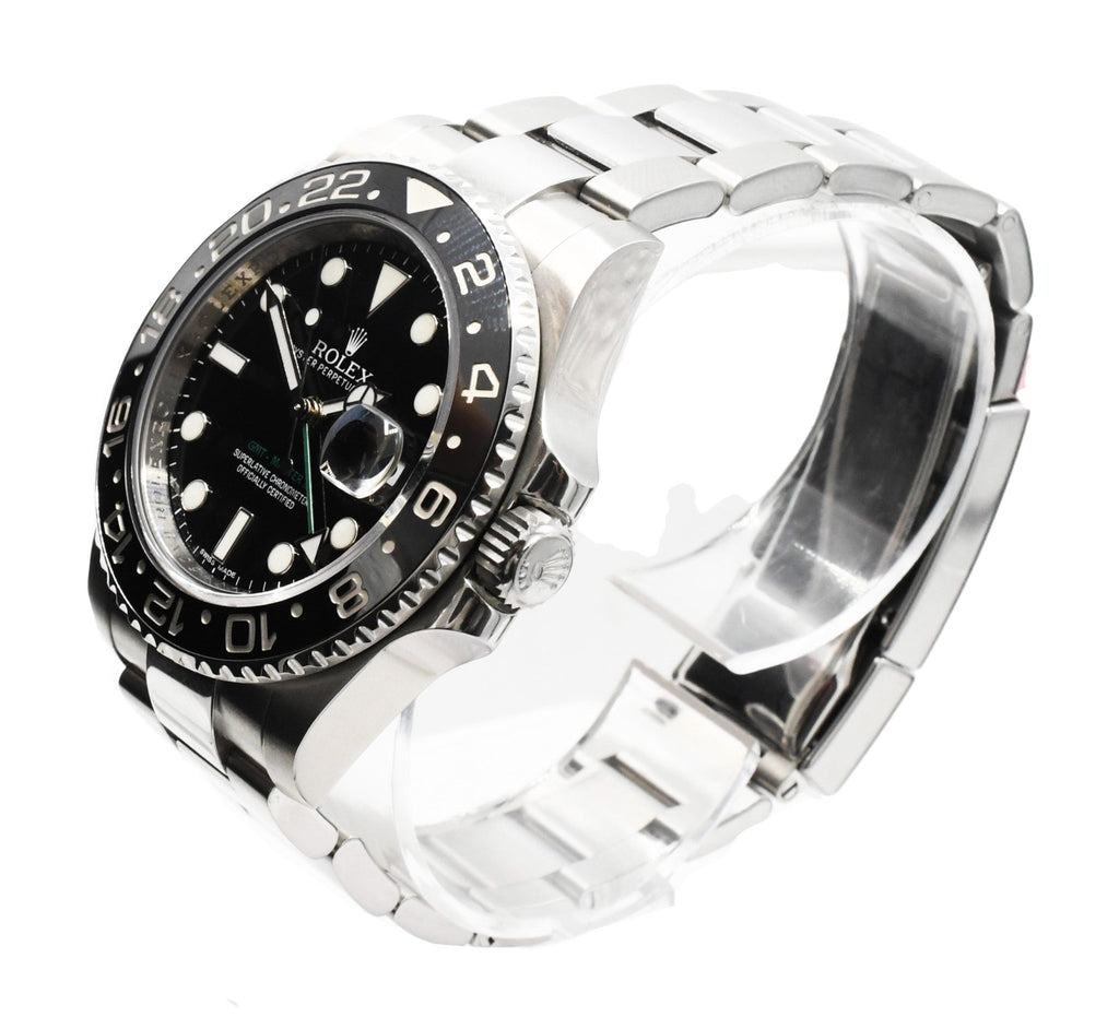 used Rolex GMT Master II 40mm Steel Watch - Ref: 116710LN