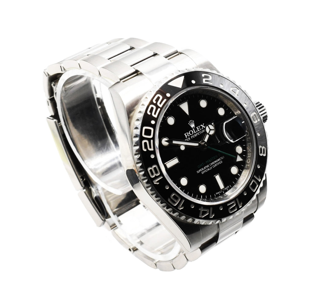 used Rolex GMT Master II 40mm Steel Watch - Ref: 116710LN